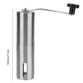 thumbnail image 4 of Manual Grinder, 304 Stainless Steel Hand Coffee Grinder Mill Manual Coffee Machine Portable Conical Burr Grinder for Home Travel, 4 of 7