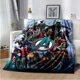 thumbnail image 3 of Manta de felpa suave de Marvel The Avengers, manta de franela para sala de estar, dormitorio, cama, sofá, funda de picnic, 3 of 5