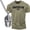 T-Shirt Military Green, variant on Gift Set for Men – American Workout Gym Shirt with Spartan Warrior Pendant, Mens Gym T-Shirt, Fitness Gift, Motivational Gym Wear