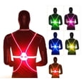 thumbnail image 2 of Outdoor 360 Reflective LED Flash Driving Vest High Visibility Night Running Cycling Riding Safety Bike Vest, 2 of 4