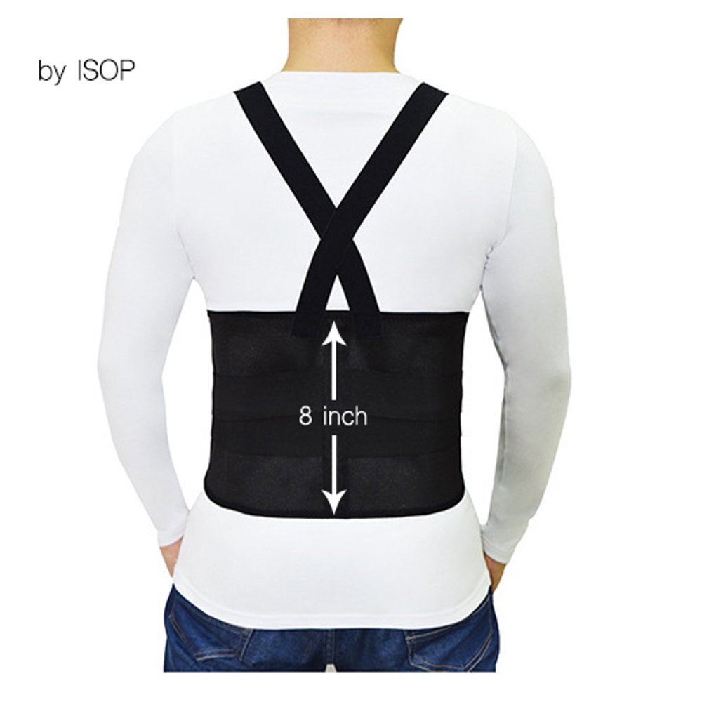 ISOP Back Support Belt Waist Brace for Men and Women Posture