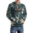 thumbnail image 2 of Koi Fish Vintage Japanese Regular Fit Hoodie, Sporty Pullover Hooded Sweatshirt for Men Women L, 2 of 6