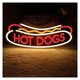 thumbnail image 2 of HOT DOGS Letrero De Neón Luz Negocios Para Tiendas Comida Rápida Arte Colgante Pared Luces Decorativas 16cmx40cm, 2 of 8