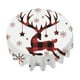 thumbnail image 2 of Oioii Round Christmas Tablecloth 60 Inches -Snowman Christmas Decorations for Home - Water Resistant Table Cloth-Holiday Xmas Decor for Table Party, 2 of 6
