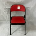 thumbnail image 2 of POWERWILL chairs Sturdy and Comfortable Folding Chairs with Stainless Steel and Leather Cushions, 2 of 7