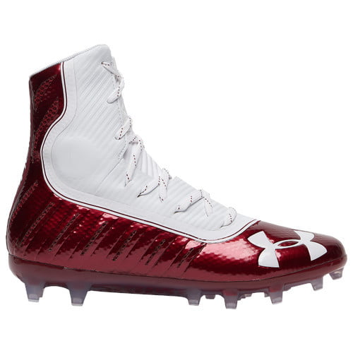 White Sz 9 M New Mens Under Armour Highlight MC Football Cleats Red 