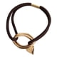 thumbnail image 2 of 2 uds., banda de Metal chapada en oro a la moda, coleta, lazo para el cabello, brazalete elástico, cuerda para el cabello, anillo para el cabello, banda de goma y metal, 2 of 5