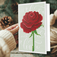 thumbnail image 4 of Diamond Dotz Love Rose Card Diamond Painting Kits for Adults - Diamond Art Kits a Relaxing Creative Craft Kit with Dotz Gems, 4 of 6