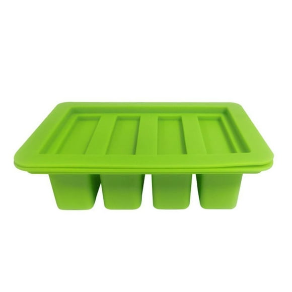 Mantequilla De Silicona De Grado Alimenticio, Moldes Para Palitos De Mantequilla, Contenedor De 4 Cavidades Para Barra De Mantequilla, Barra De Jabón, Barra Energética, Magdalenas Vogacara HA043023-02