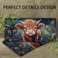 thumbnail image 4 of Calf with Curly Hair in Flower Field Front License Plate,Metal License Plate,Funny Standard Plates Personalized Novelty Decorative For Men/Women/Boys/Girls Car 6×12 Inch, 4 of 7