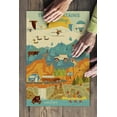 thumbnail image 3 of The Mountains are Calling, Geometric (19x27 inches, Premium 500 Piece Jigsaw Puzzle for Adults and Family, Made in USA), 3 of 4