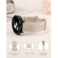 thumbnail image 6 of Toyouths Floral Engraved, Samsung Galaxy Watch 4 Wrist Band, 6 of 7