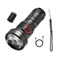 thumbnail image 2 of Xihbxyly Linterna de Llavero Recargable, Diseño Compacto, 5 Modos de Iluminación, Resistente a La Intemperie, Ideal para Actividades Al Aire Libre, Uso En Emergencias, Batería de Larga Duración, Fáci, 2 of 7