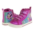 thumbnail image 6 of Disney Minnie Mouse Toddler Girls' Hi-Top Flat Heel Lace-up Canvas Sneakers, 6 of 7