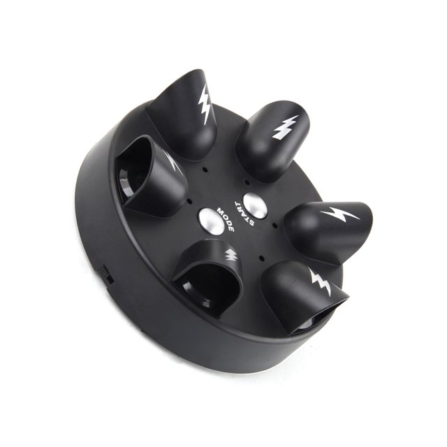 Tholdsy 6 ranuras polígrafo adulto descarga eléctrica ruleta latido del corazón Detector de mentiras funciona con impactante mentiroso prueba Juguetes Tholdsy FN005544-00