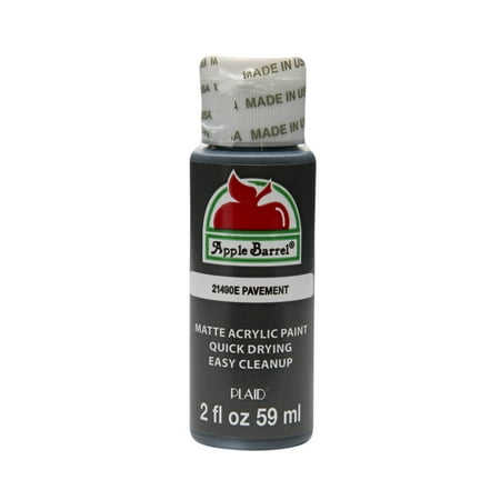 acrylic paint barrel apple craft pavement matte oz finish fl