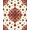 Burgundy Burnt Orange Pink Ivory, Pattern 2, variant on ODIKA Vintage Butterfly Print Border Scroll Ornate Shaped Boho Solid Playful for Bedroom, Bedside, Nursery, Pet Friendly & Kids Safe