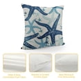 thumbnail image 4 of YANMS Throw Pillow Covers Beach Ocean Coastal Green and Decorative Pillow Cases Home Decor Standard Square Summer White Pillowcases, 4 of 5