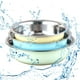 thumbnail image 5 of 3x Cuencos para mezclar de acero inoxidable Lavabo para lavar verduras Cuenco para mezclar anidado para 22 cm 24 cm 26 cm, 5 of 7