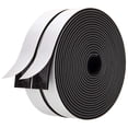 thumbnail image 1 of Tiras De Espuma Con Adhesivo, 2 Rollos De Neopreno De 1 Pulgada De Ancho X 1/8 De Pulgada De Grosor, Cinta Adhesiva De Espuma De Alta Densidad Para Aislamiento De Puertas Y Ventanas, Total De 33 Pies, 1 of 5