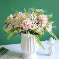 thumbnail image 4 of 1bunch Hydrangea Rose Simulation Flower Ball Chrysanthemum Store Home Decoration Wedding Wedding Bouquets, 4 of 7