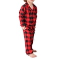 thumbnail image 1 of Conjunto De Pijamas Familiares ANGGREK Estampado De Cuadros Sin Pelusa Manga Larga, 1 of 5