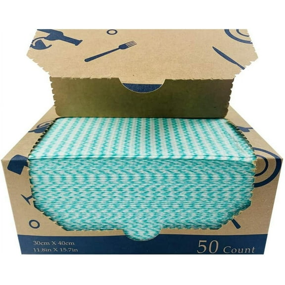 Heavy Duty Wipes Dish Cloths 50Pieces Reusable Wipes Multi-use Cleaning Cloths Towels