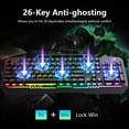 thumbnail image 4 of Combo de teclado y ratón AULA Gaming de 104 teclas con retroiluminación RGB, 4 of 9