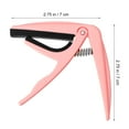 thumbnail image 2 of unbranded Clip-on Capo Para Ukelele Con Mecanismo De Resorte Y Resistente En Color Rosa, 2 of 8