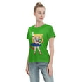 thumbnail image 4 of T-Shirt Basique à Manches Courtes pour Femmes Sailor Moon Édition Q Tsukiha, 4 of 6
