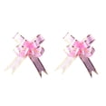 thumbnail image 4 of relayinert 10x for Organza Ribbons Pull Bows Colorful Wedding Party Floristry Car Decoration Pink 2Set, 4 of 6