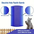 thumbnail image 5 of 6-Pack Deluxe Flea Comb Set - Flea Combs for Efficient Pet Grooming - Suitable for Small, Medium, and Large Dogs and Cats, Eye Comb for Removing Ticks and Fleas, Blue, 5 of 5
