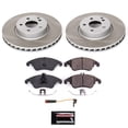 thumbnail image 2 of PowerStop Front Semi-Coated Rotor and Low-Dust Ceramic Brake Pad Kit SC5792, 2 of 3