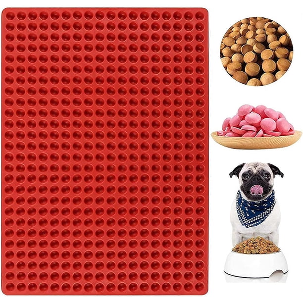 468-Cavity Mini Round Silicone Mold/Chocolate Drops Mold/Dog Treats Pan/Semi Sphere Gummy Candy Molds for Ganache Jelly Caramels Cookies Pet Treats Ba