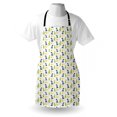 thumbnail image 4 of Dinosaur Party Apron, Happy Cartoon Dino Reptile Rrrr Text on Plain Pattern, Unisex Kitchen Bib with Adjustable Neck for Cooking Gardening, Adult Size, Multicolor, by Ambesonne, 4 of 4