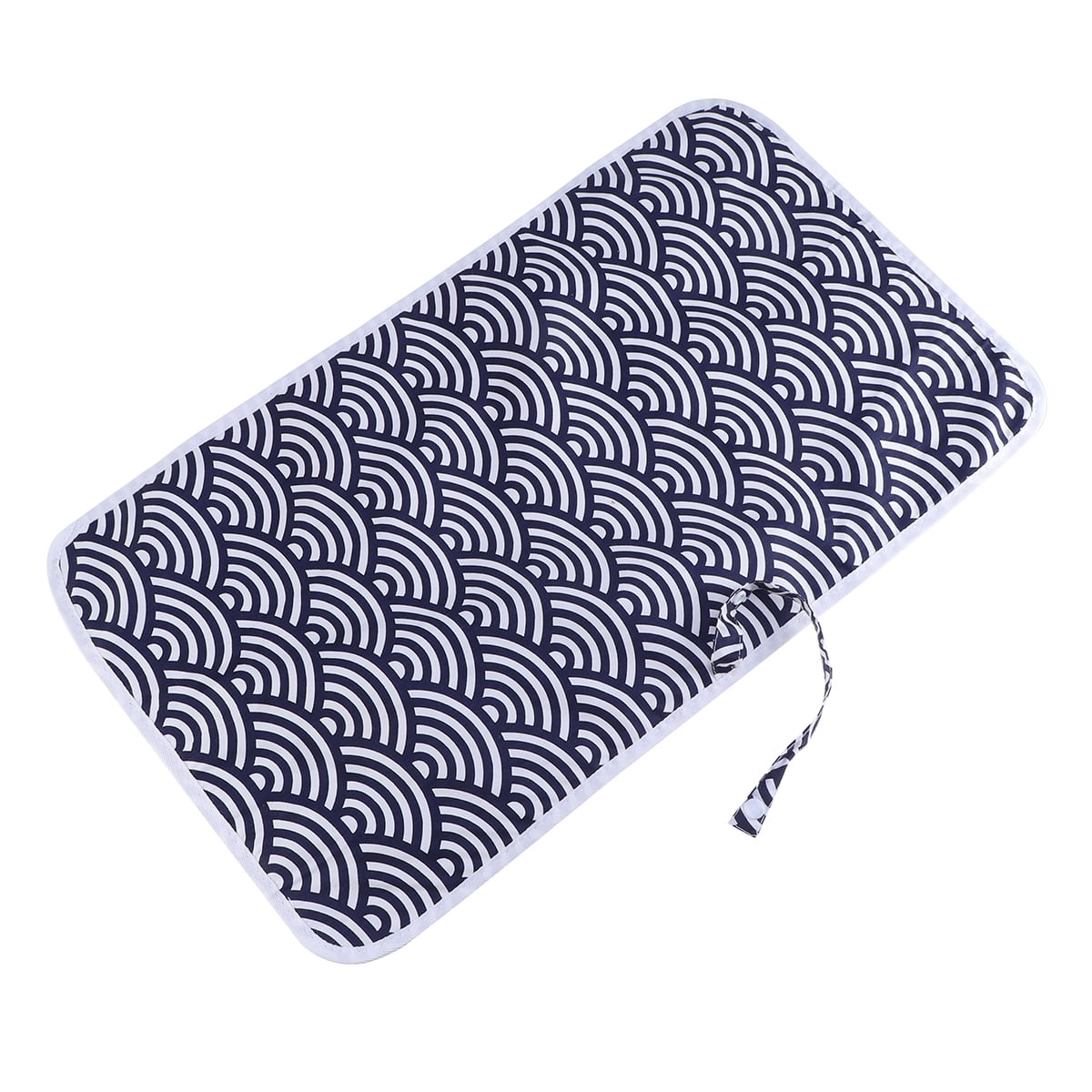 Multifunctional Diaper Pad Foldable Waterproof Underpads Cotton Cloth Diaper Pad (Waves