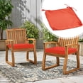 thumbnail image 2 of Waterproof Oxford Outdoor Cushion Covers With Zipper And Ties Washable Fade Resistant Replacement Slipcovers For Patio Garden Furniture Rattan Chair Lounge Outdoor Chair Cushion Covers Waterproof, 2 of 9