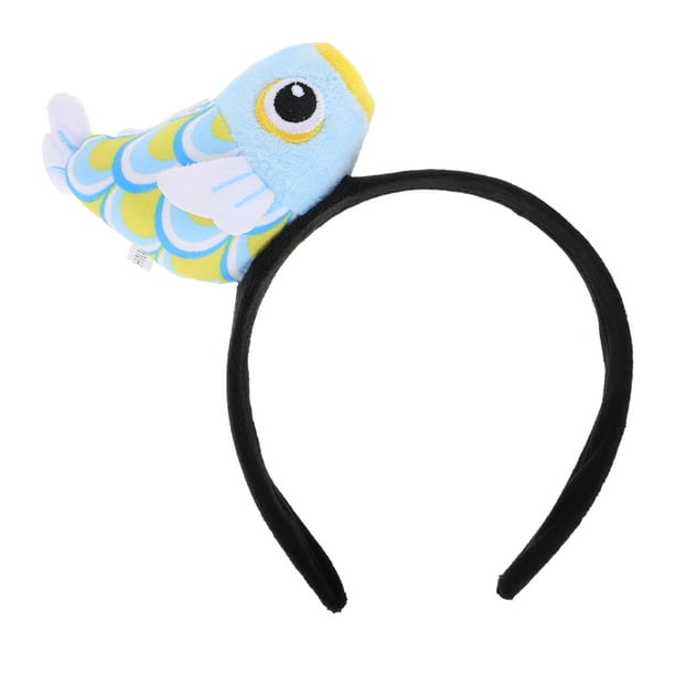 Diadema con orejas de animales, diseño de pez dios, diadema de la suerte, decoración de Halloween para adultos y niños, diadema de animales de la jungla para fiestas navideñas y eventos festivos.