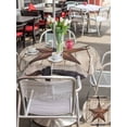 thumbnail image 4 of Outdoor Tablecloth with Umbrella Hole and Zipper, Texas Star Vintage Round Table Cloth 60 Inch Waterproof Tablecloth, Brown Beige Wooden Retro Art Picnic Table Cover for Patio Camping, 4 of 7