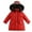 Red, variant on Kids Girls Winter Coat Toddler Long Warm Down Jacket Youth with Hood Windproof Lightweight Insulated Outerwear Jackets 7-8 Years