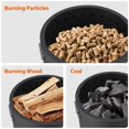 thumbnail image 4 of 16 Inch Smokeless Fire Pit for Outdoor, Portable Firepits Outdoor Wood Burning, Low Smoke Outdoor Fireplace for Backyard, Camping, Bonfire, Picnic, Black, 4 of 7