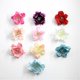 thumbnail image 1 of 10 piezas cabezas de flores artificiales tela hecha a mano cabezas de flores falsas Multico, 1 of 5
