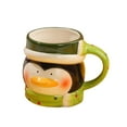 thumbnail image 3 of Taza de cerámica de dibujos animados, tazas de café navideñas de 400ml para centros de mesa, regalos Pingüino BLESIY Taza de café, 3 of 8