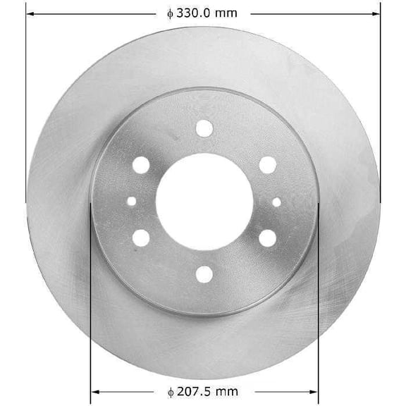 BENDIX PREMIUM DRUM AND ROTOR PRT6000 Bendix Brake Rotor