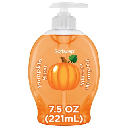 Softsoap Limited Edition Pumpkin Liquid Hand Soap, Kitchen or Bathroom Hand Soap, 7.5 oz Pump Bottle