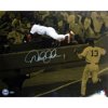 Derek Jeter Dive vs. Red Sox Hand-Signed Wide-Angle Sepia Tone 16 x 20