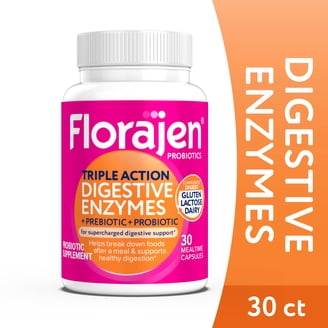 Renew Life Florazyme Digestive Enzymes Probiotics 90 Vegan
