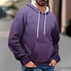 thumbnail image 1 of Dolkfu Sudadera con capucha para hombre en degradado, sudadera ancha y casual con bolsillo tipo canguro, sudadera de otoño con capucha para hombre M, 1 of 5