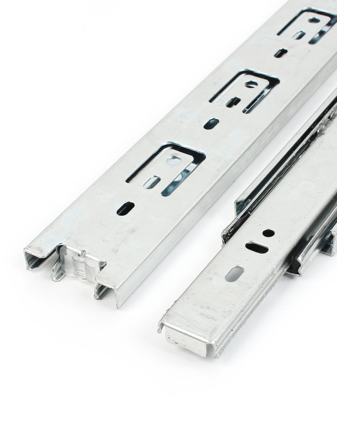 Diy Tools Pair 12 Ball Bearing Telescoping Drawer Slides Sliding