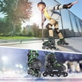 thumbnail image 4 of KAQINU Adjustable Inline Skates, Outdoor Inline Skates with Full Illuminating Wheels for Kids and Adults, Women, Girls and Boys, 4 of 7